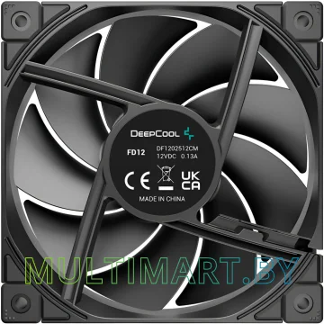 Вентилятор для корпуса Deepcool FD12 (R-FD12-BKNPN1-G) картинка 4